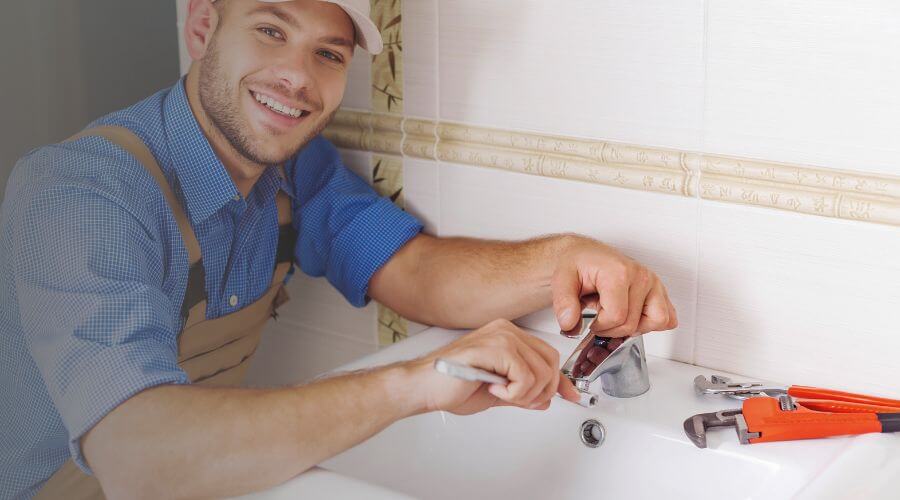 Faucet cartridge replacement in Spencerport, NY